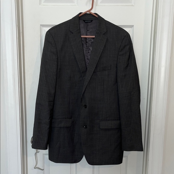 Marc Anthony Other - Marc Anthony Dark Gray Striped Blazer suit coat